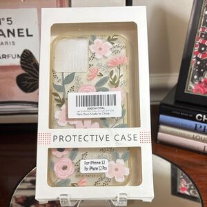 Rifle Paper Co. iPhone 12/12 Pro Case - Pink and Green Floral